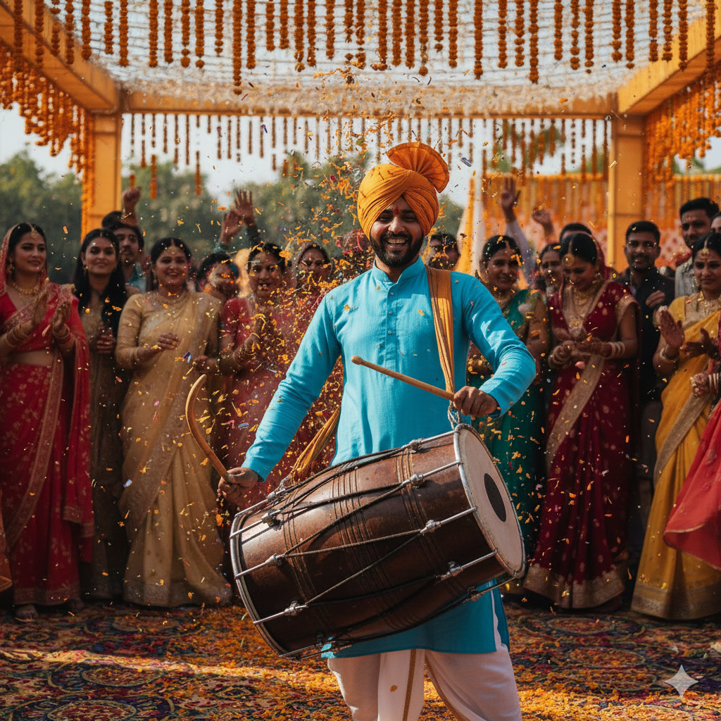Live Dhol Performance